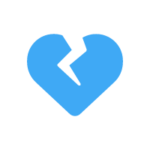 corazon roto icono